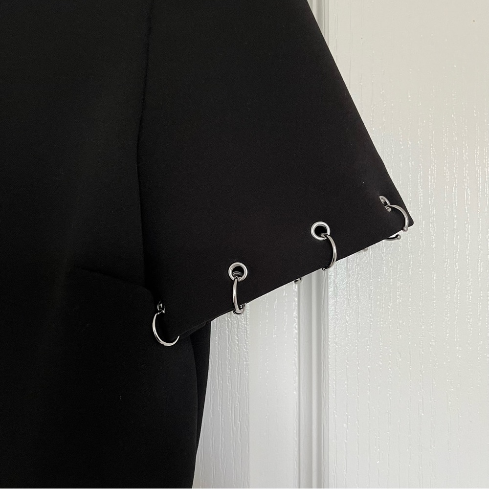 Maje Risis Ringed & Grommeted A-Line Mini Dress - Picture 7 of 9